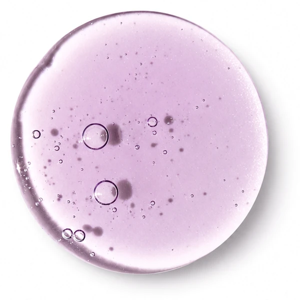 Gloss Finish: gel lila transparente, identidad de la línea