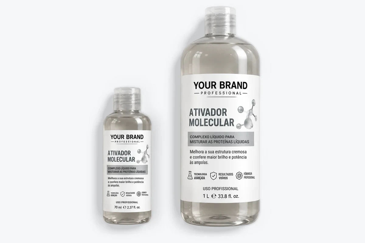 Activador Molecular en formato monodosis de 70 ml y formato profesional de 1 litro