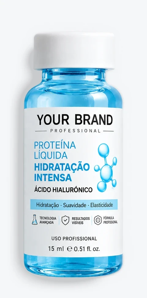 Proteína Líquida Ácido Hialurónico: hidratación intensa, ampolla de 15 ml